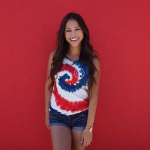 Sand Cloud Freedom Tie Dye Tank Top